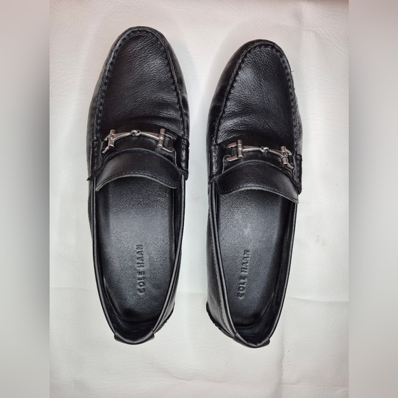 Cole Haan Black Leather Men's Loafers - Picture 3 of 10